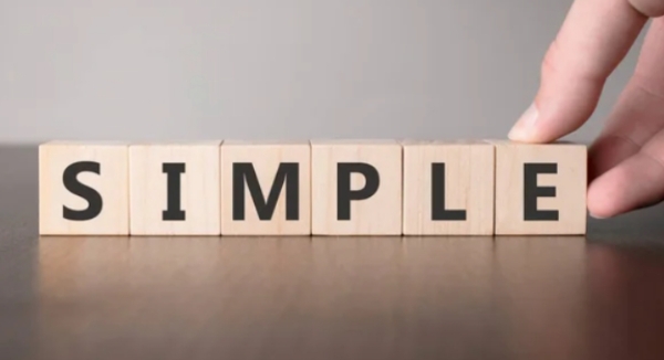 simple does not mean its easy