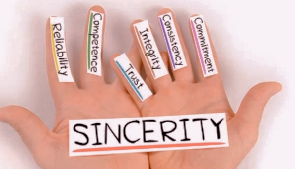 how important is sincerity in your work life