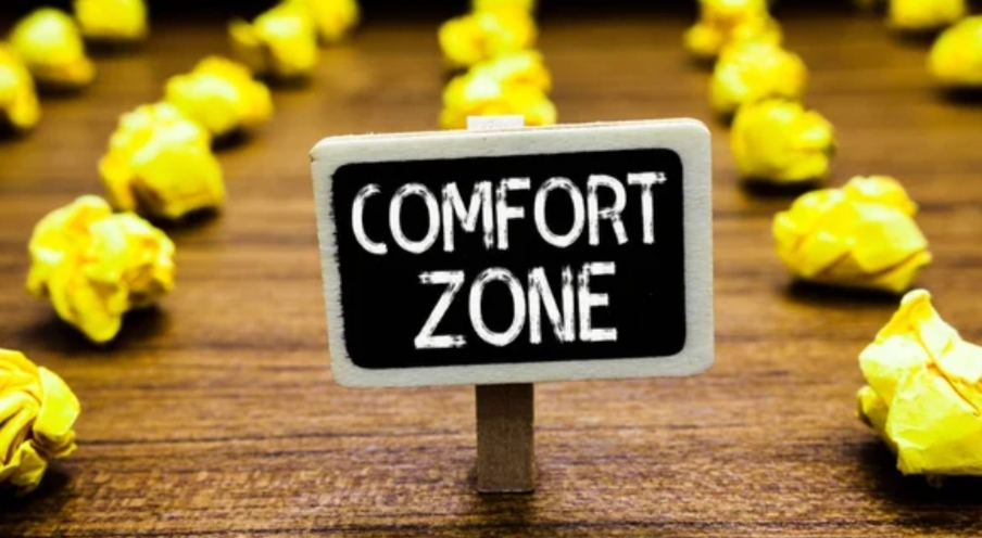 the struggle to get out of comfort zone